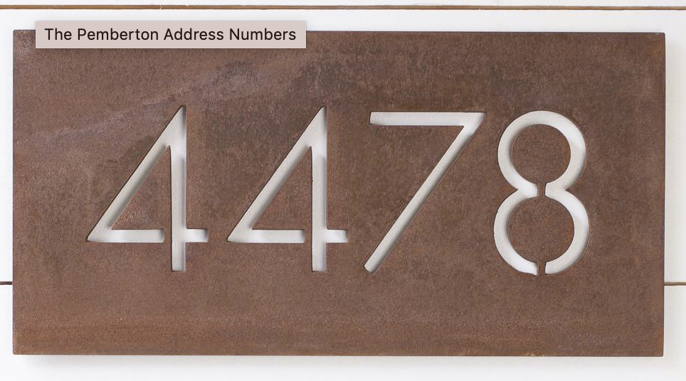 Bakerview Address Numbers – Irongate MFG